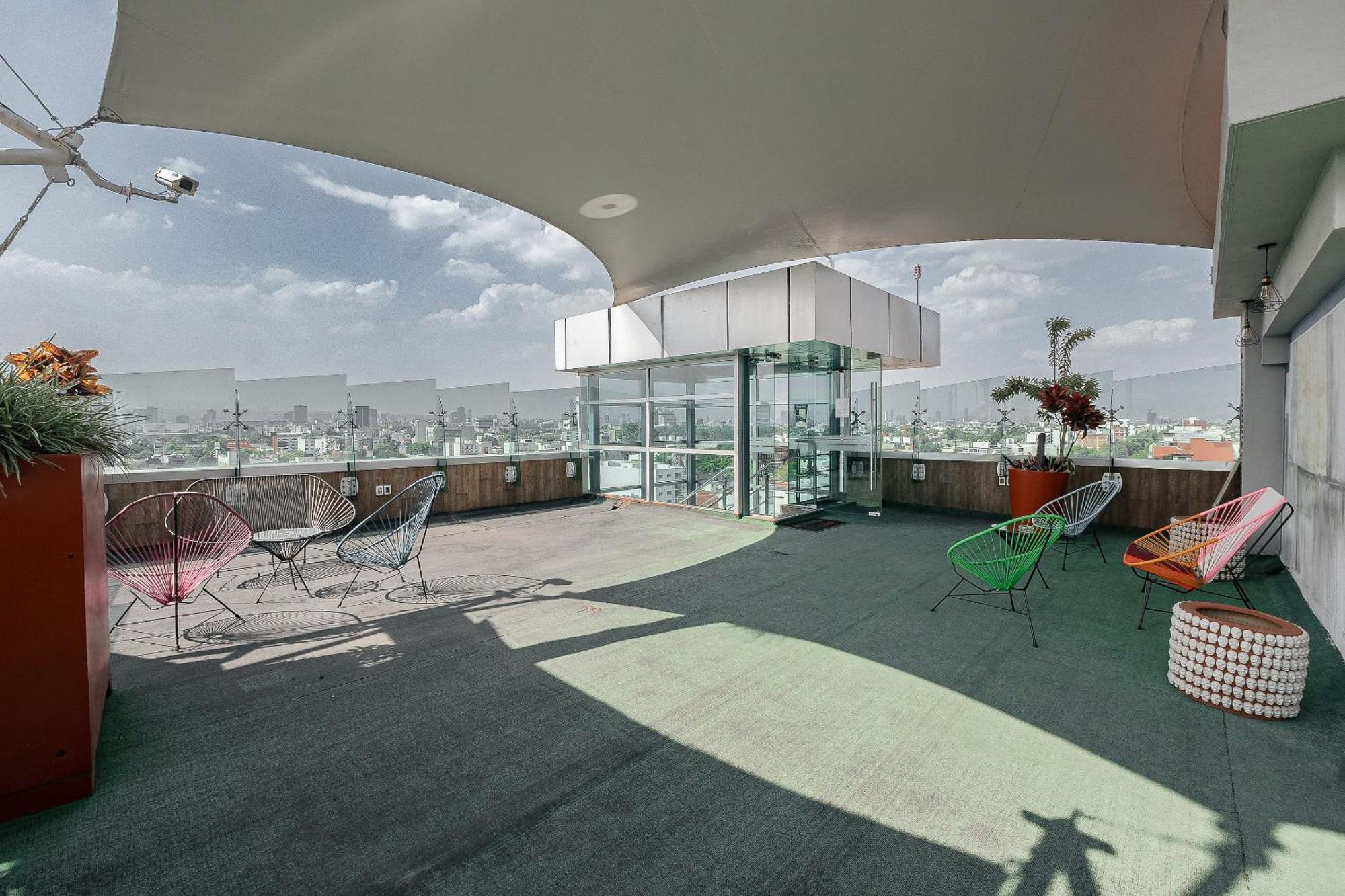 The Flamingo Rooftop Suite Unique Design In A Centric Location Mexico City Exterior photo